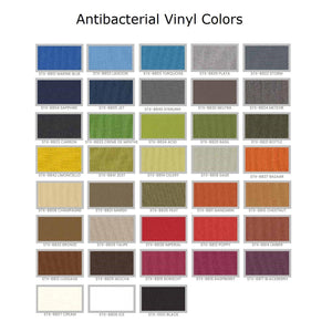 Fomcore Bench Series Amoeba with 100% ALL-FOAM CORE, Antibacterial Vinyl Upholstery, LIFETIME WARRANTY, FREE SHIPPING
