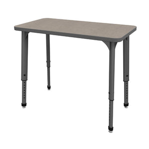 Apex Adjustable Height Collaborative Student Desk, 20" x 36" Rectangle