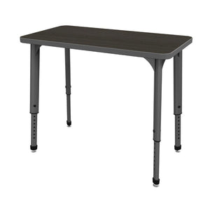 Apex Adjustable Height Collaborative Student Desk, 20" x 36" Rectangle