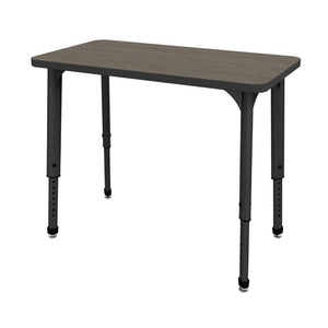 Apex Adjustable Height Collaborative Student Desk, 20" x 36" Rectangle