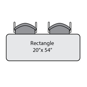 Apex Adjustable Height Collaborative Student Desk with Dry Erase Laminate Markerboard Top, 20" x 54" Rectangle