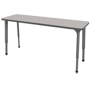 Apex Adjustable Height Collaborative Student Desk, 20" x 60" Rectangle