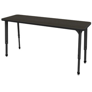 Apex Adjustable Height Collaborative Student Desk, 20" x 60" Rectangle