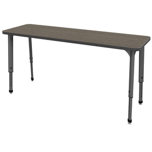 Apex Adjustable Height Collaborative Student Desk, 20" x 60" Rectangle