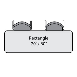 Apex Adjustable Height Collaborative Student Desk, 20" x 60" Rectangle