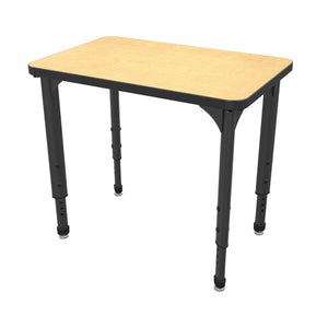 Apex Adjustable Height Collaborative Student Desk, 20" x 30" Rectangle