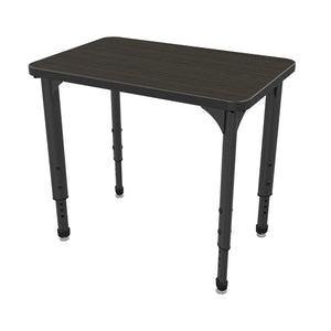 Apex Adjustable Height Collaborative Student Desk, 20" x 30" Rectangle