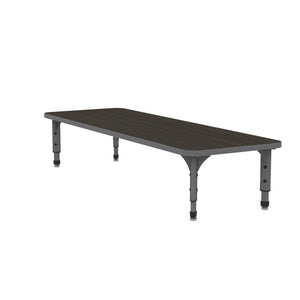 Adjustable Height Floor Activity Table, 24" x 72" Rectangle
