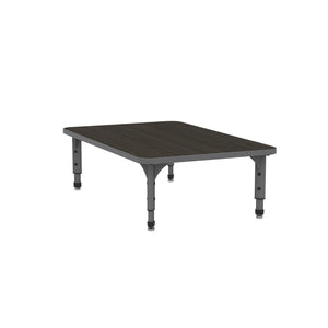 Adjustable Height Floor Activity Table, 30" x 48" Rectangle