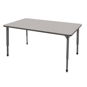 Apex Adjustable Height Collaborative Student Table, 30" x 60" Rectangle