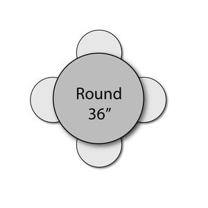 Adjustable Height Floor Activity Table with Dry-Erase Laminate Markerboard Top, 36" Round
