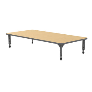 Adjustable Height Floor Activity Table, 36" x 72" Rectangle