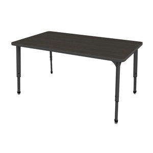 Apex Adjustable Height Collaborative Student Table, 36" x 72" Rectangle