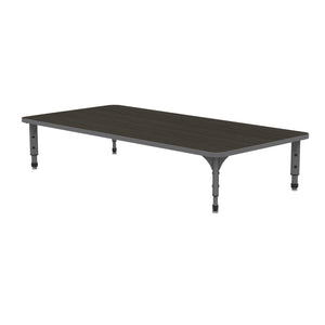 Adjustable Height Floor Activity Table, 36" x 72" Rectangle