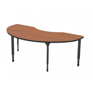 Apex Adjustable Height Collaborative Student Table, 36" x 72" Kidney