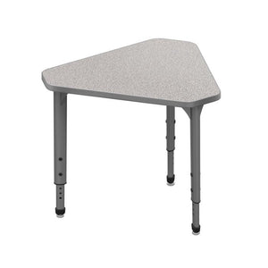 Apex Adjustable Height Collaborative Student Desk, 29.75" x 33.5" Gem