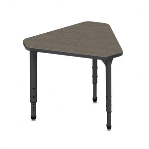 Apex Adjustable Height Collaborative Student Desk, 29.75" x 33.5" Gem