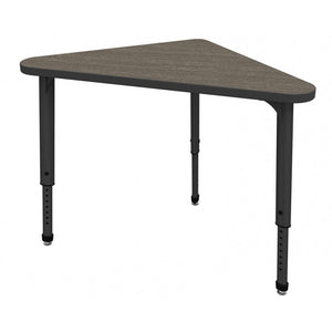 Apex Adjustable Height Collaborative Student Desk, 23" x 41" Triangle