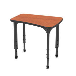 Apex Adjustable Height Collaborative Student Desk, 30" x 24" Flare