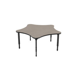 Apex Adjustable Height Collaborative Student Table, 60" 5 Star