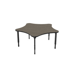 Apex Adjustable Height Collaborative Student Table, 60" 5 Star