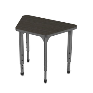 Apex Adjustable Height Collaborative Student Desk, 31" x 20" x 19" Trapezoid