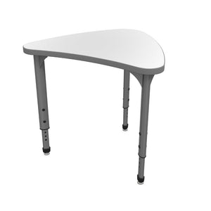 Apex Adjustable Height Collaborative Student Desk with Dry Erase Laminate Markerboard Top, 25" x 30" Small Chevron