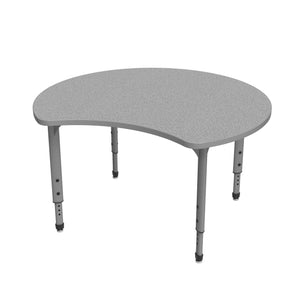 Apex Adjustable Height Collaborative Student Table, 48" Scoop