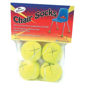 Chair Socks Floor Protectors, Bag of 4, Yellow