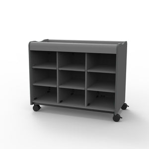 Marco Horizon Makerspace Series 9-Cubbie Storage Cart without Doors
