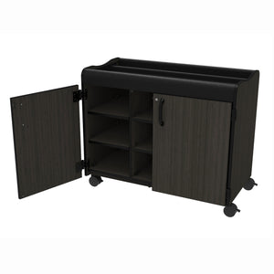 Horizon Makerspace Series Mobile Cubbie Storage with Doors
