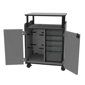 Horizon Makerspace Series 3D Printer Cart with Doors