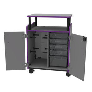 Horizon Makerspace Series 3D Printer Cart with Doors