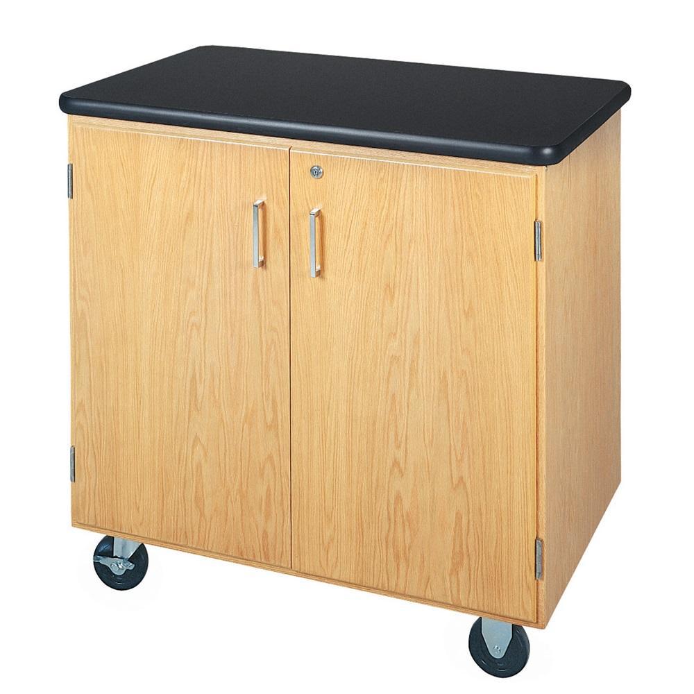 Mobile Storage Cabinet with Plastic Laminate Top