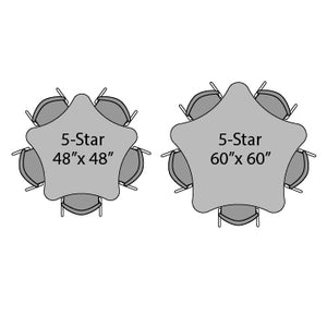 Apex Adjustable Height Collaborative Student Table, 60" 5 Star