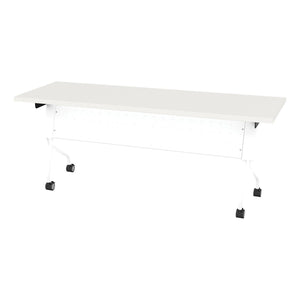 Folding/Nesting Mobile Training Tables, Rectangular, 72" x 24" x 29.5" H