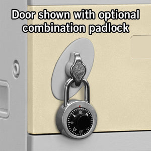 12" Wide Ten Tier ABS Plastic Locker, 3 Wide, 6 Feet High, 18 Inches Deep, Tan, Assembled