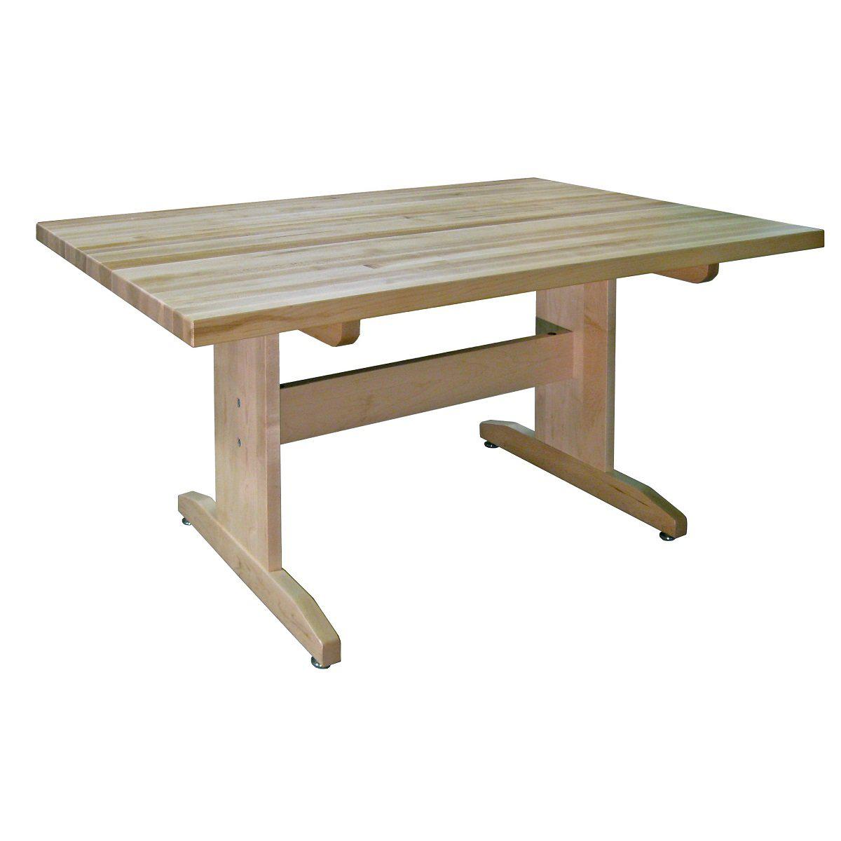 Art Table, 42" x 72" Hard Maple Top, 36" High
