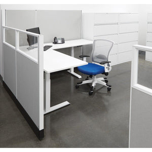 Ascend II 3-Stage Electric Height Adjustable L-Shape Tables