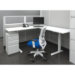 Ascend II 3-Stage Electric Height Adjustable L-Shape Tables