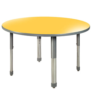 Aero Activity Table, 60" Circle, Oval Adjustable Height Legs