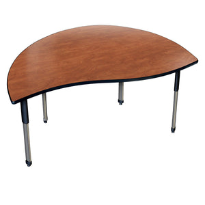 Aero Activity Table, 30" x 48" Merge, Oval Adjustable Height Legs