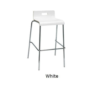 Jive Low Back Stool,  Wood Laminate Seat, Bar Height, 30"H