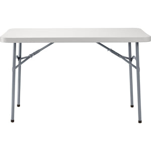 Heavy-Duty "Smooth Top" Blow Molded Plastic Folding Table, 24" x 48"