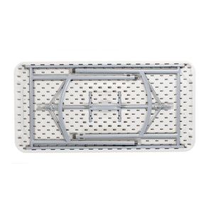 Heavy-Duty "Smooth Top" Blow Molded Plastic Folding Table, 24" x 48"