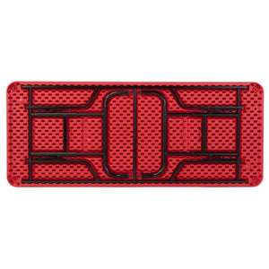 "All American Colors" Height Adjustable Heavy Duty "Smooth Top" Blow-Molded Plastic Folding Table