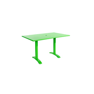 Beachcomber Bali Outdoor/Indoor 32" x 48" Aluminum Dining Height Table