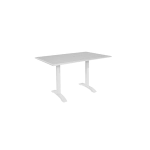 Beachcomber Bali Outdoor/Indoor 32" x 48" Aluminum Dining Height Table