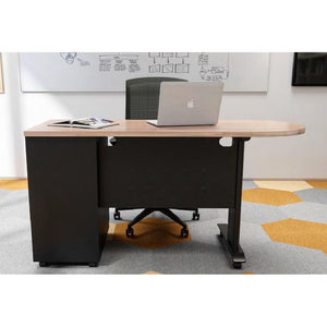 Teacher CSP Mobile Peninsula Teacher's Desk, 60" x 24"