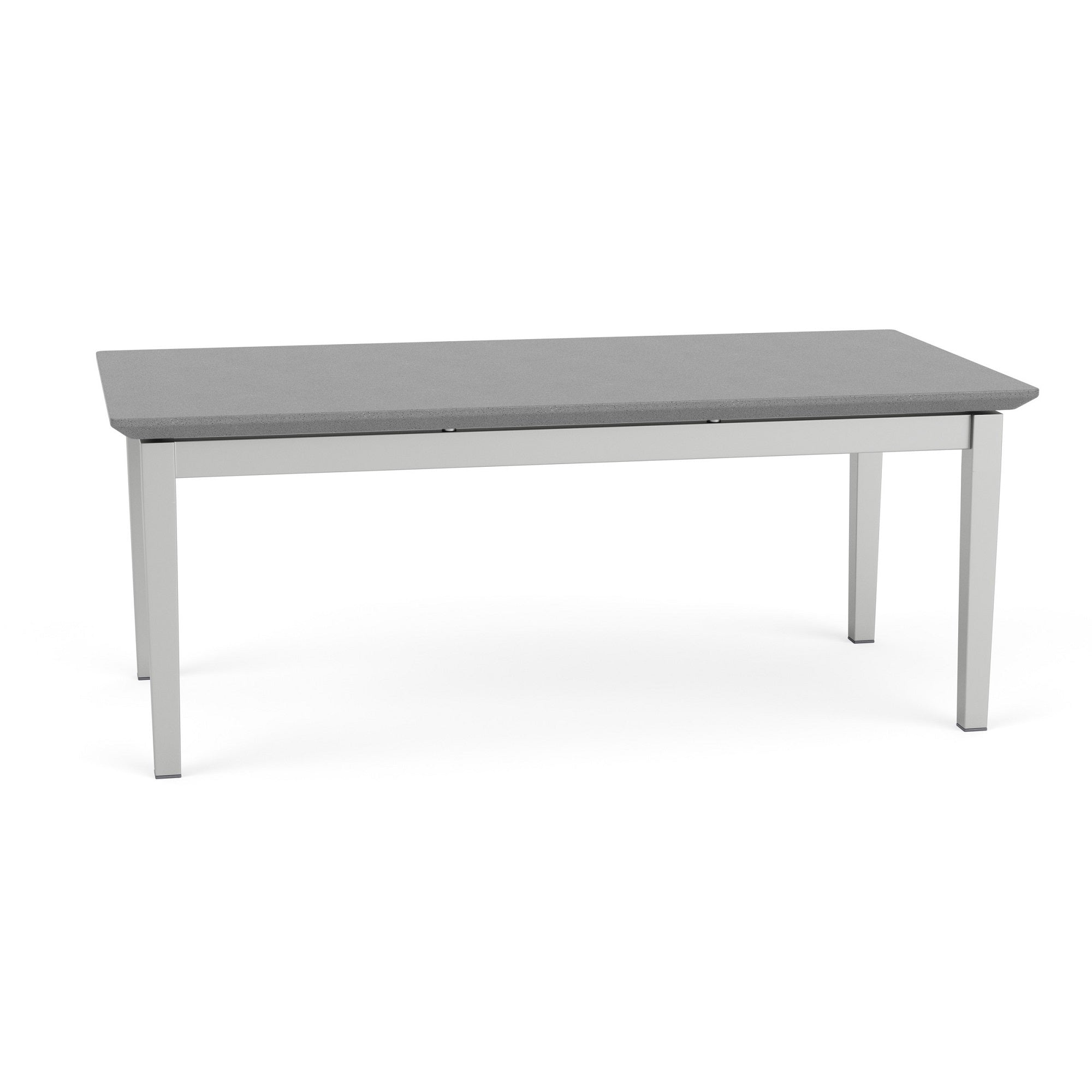 Lenox Steel Collection Coffee Table with Solid Surface Top, FREE SHIPPING